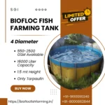 16000 Liter Biofloc Fish Farming Tank 4 Diameter